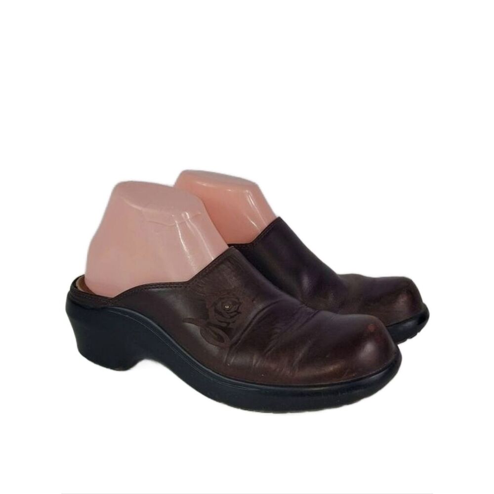 Ariat Brown Leather Slip‎ On Women's Mule